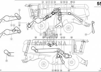 Claas Lexion 600 ŁAŃCUCH 0007858680 (Elementy napędu)