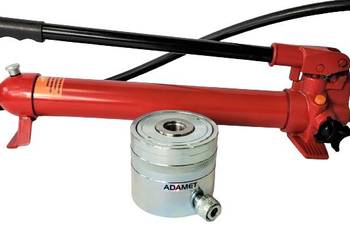Siłownik hydrauliczny przelotowy ściągacz 30 ton pompa