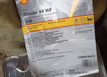 Olej Przekładniowy Syntetyczny SHELL OMALA S4 WE 320 15 L