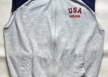 Vintage ADIDAS USA kamizelka roz. M