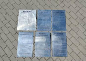 Tablice stanowiskowe BHP PRL Tokarka Frezarka lata 60 70