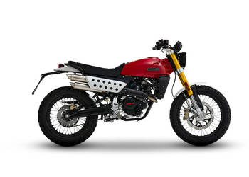 Fantic Caballero 125 Scrambler MY26 czerwony