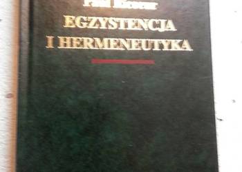 Egzystencja i hermeneutyka Ricoeur unikaty antykwariaty