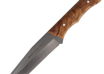 Nóż Muela Full Tang Olive Wood, Satin X50CrMoV15 (PIONEER-14.OL)