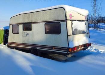 Przyczepa kempingowa na działkę do remontu