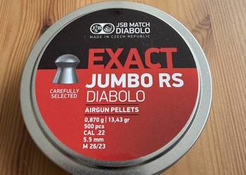 Śrut JSB Exact Jumbo RS Diabolo - 5,52 mm