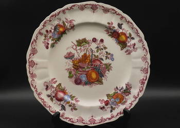 Talerz płytki obiadowy Mason's Ironstone z kolekcji "Fruit Basket"