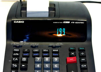 Kalkulator z drukarką CASIO FR-620TEC TAX VAT BAJERA!!!