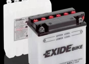 Akumulator motocyklowy 9Ah 100A  EXIDE EB9-B YB9-B 12V  L+