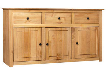Szafka 135x40x80 cm lite drewno sosnowe seria Panama WM-282703