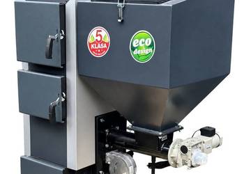 Kocioł 25kW na groszek z podajnikiem atest certyfikat 5 klasa Producent ko…