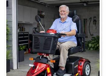 Skuter inwalidzki elektryczny cyfrowy wyświetlacz PRIDE V SPORT terenowy FV