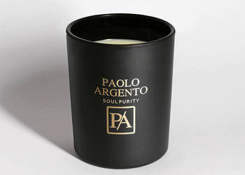 Świeca Sojowa Paolo Argento NERO Casual Cilindro