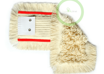 Mop bawełniany klips z oczkami 40 cm