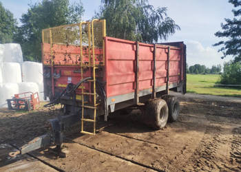 Rozrzutnik obornika METAL-FACH N 267 - 8 ton ładowności, 2012 r. pionowe a…
