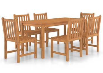 7-cz. zestaw mebli ogrodowych lite drewno tekowe WM-3059938