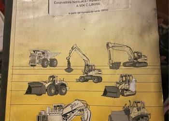 Instrukcja LIEBHER Koparka hydrauliczna sprzęt przeładunkowy 904 C-Litronic