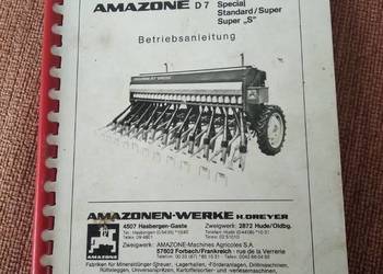 instrukcja obsługi siewnika Amazone D7 + GRATIS