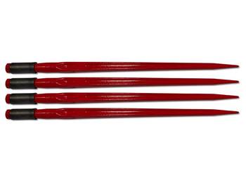 4x ZĄB ŁADOWACZA PROSTY 810 mm + TULEJKA CHWYTAKA TURA [7457
