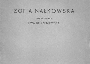 Zofia Nałkowska - Biblioteczka Polonisty