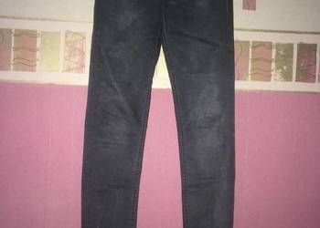 H&M szare Spodnie Dżinsy Rurki Skinny Jeans. Nowe. Xs