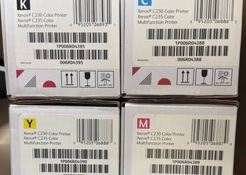Oryginalne tonery XEROX C230 - komplet 4 szt.