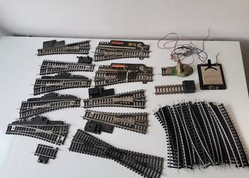 Stare, tory, rozjazdy, zwrotnice Piko, zabawki PRL