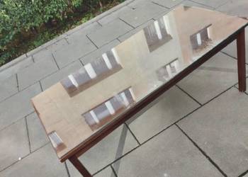 Stara ława z okresu PRL-Vintage Stara ława z okresu PRL-Vintage