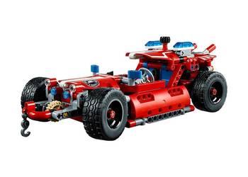 LEGO TECHNIC 2 w 1 wóz strażacki i wyscigowy