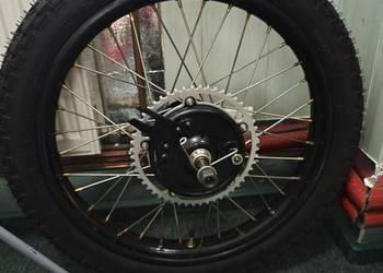 Koło tylne po renowacji NSU 201/251 OS-OSL