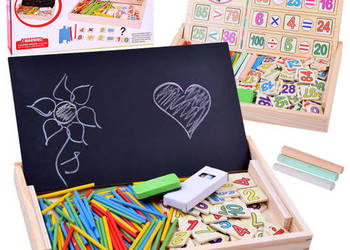tablica edukacyjna + patyczki do nauki matematyki | ZA2514