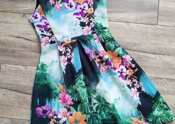 Piękna sukienka w kwiaty Miss Selfridge 36