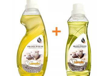 Płyn lanolina i nanosrebro do prania wełny kaszmir merino delikatnych 1,5L