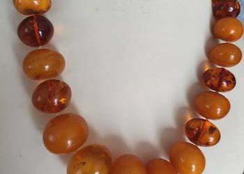 Naszyjnik Bursztyn Vintage