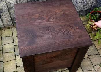 Skrzynia rustykalna, skrzynia postarzana, stolik kawowy, ława-kostka, 50x50