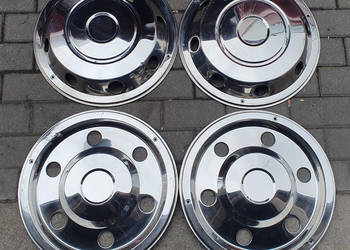 Kołpaki Stal Nierdzewna 17,5" - komplet 4 szt - Kołpak - Dekiel - Łódź