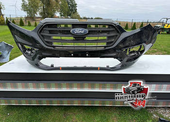 Zderzak Grill Ford Transit Custom 2023+ Przód Lift CZARNY Chrom