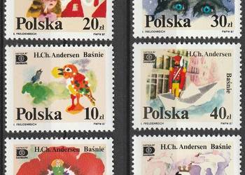 POLSKA - BAŚNIE ANDERSENA - 1987 - CZYSTE **