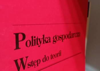 Polityka gospodarcza wstęp do teorii książki Warszawa Praga