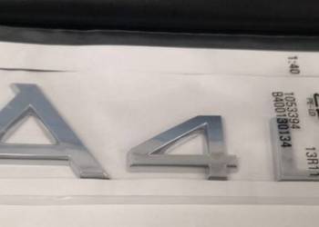 NOWY srebrny znaczek A4L emblemat klejany logo