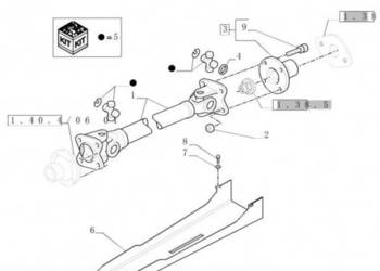 New Holland T6010 Polacz wielowypust 47135489