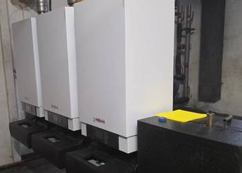 Viessmann- kaskada kotłów gaz 3x60kW serwisowane