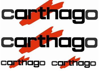 Naklejki Carthago na kampera przyczepę kempingową