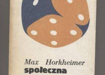 Społeczna funkcja filozofii - Horkheimer