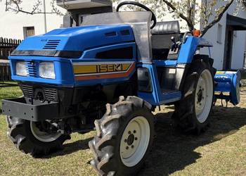 Traktor, Traktorek Iseki TU175, 4x4 z glebogryzarką