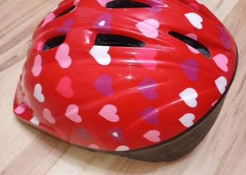 kask rowerowy dziecięcy serca czerwony S/M 52-56 cm Intertec