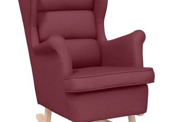 vidaXL Fotel bujany, winna czerwień, 74x90x102cm(SKU:4016922)