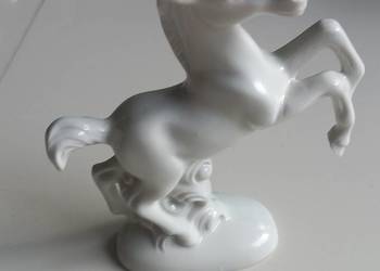 Figurka porcelanowa Koń,  Lippensdorf Figurka porcelanowa Koń,  Lippensdorf