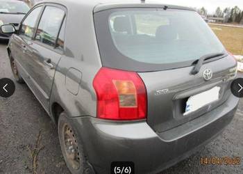 Drzwi lewe tylne lewy tył Toyota Corolla E12 1C3 szare 01-07 hatchback 5d