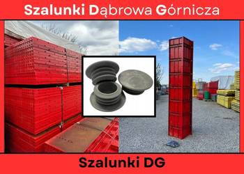 korki szalunek hiszpański 3x0,5 m płyty słup zaślepki plastikowe do słupa